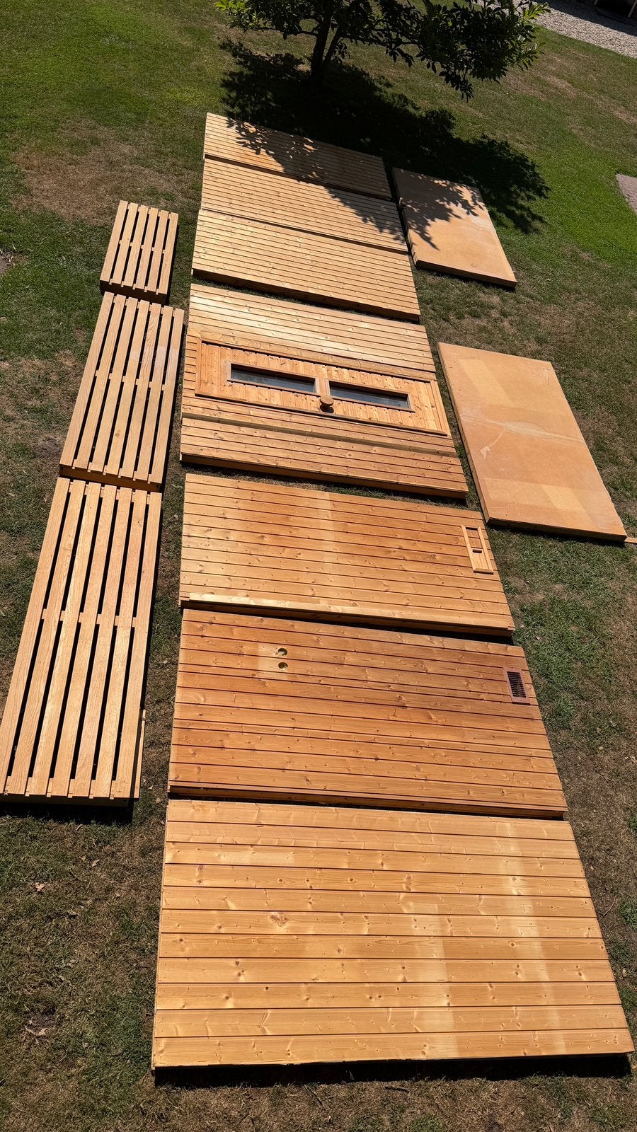 Sauna (gedemonteerd), Ophalen, Gebruikt, Complete sauna