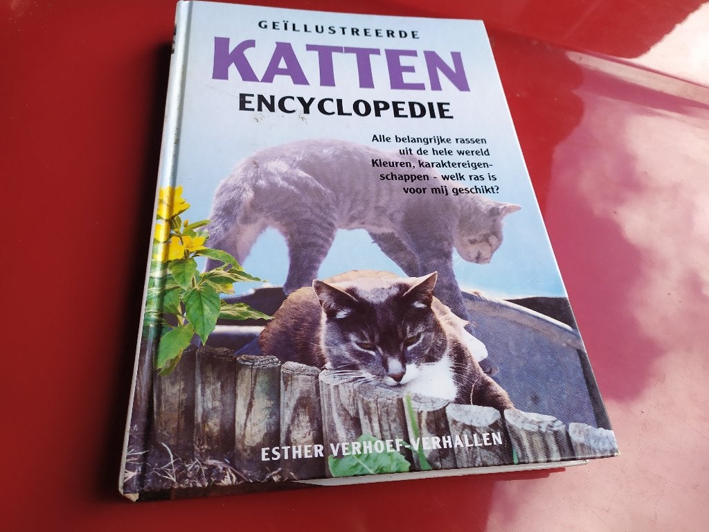 Geillustreerde katten encyclopedie -Esther Verhoef-Verhallen, Boeken, Dieren en Huisdieren, Ophalen of Verzenden, Gelezen, Katten