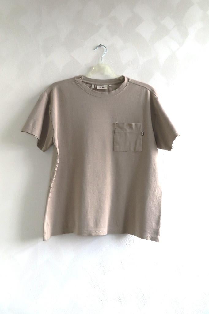 T-Shirt Beige Zandkleur Anti Blue mt S (J03), Beige, Ophalen of Verzenden, Zo goed als nieuw, Anti Blue