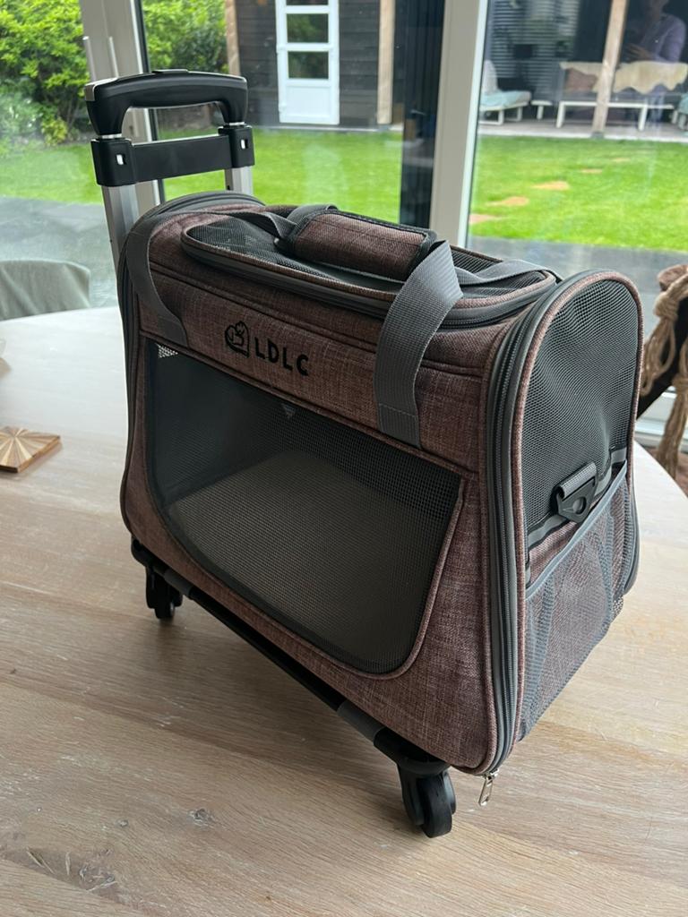 Draagtas reistas trolley voor kat/poes of kleine hond, Ophalen of Verzenden, Zo goed als nieuw