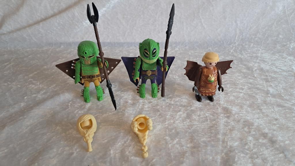 zgan. Schorrie, Morrie en Vissepoot in vliegpak, Hoe tem je, Ophalen of Verzenden, Zo goed als nieuw, Los playmobil