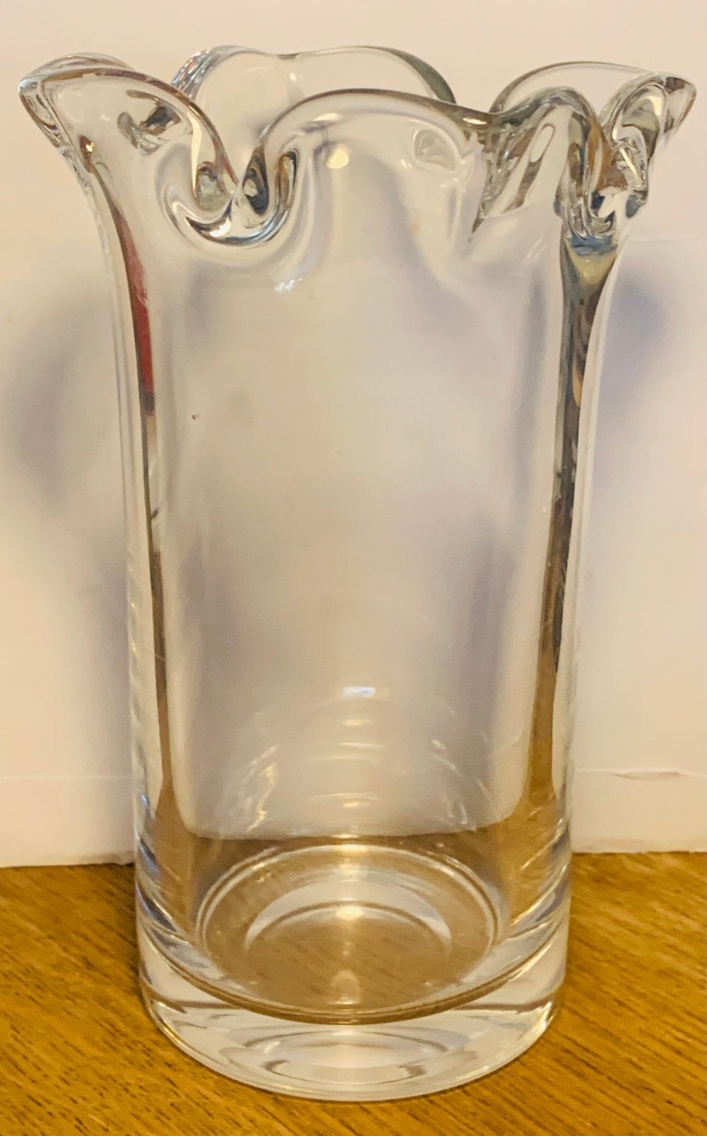 Peill & Putzler vaas 20,5cm hoog., Huis en Inrichting, Woonaccessoires | Vazen, Transparant, Ophalen of Verzenden, 20 cm, Glas