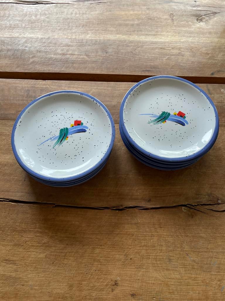 12 Vintage Kochkunst Borden - 20 cm, Ophalen of Verzenden