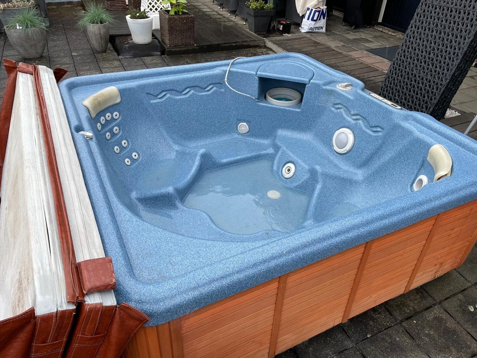 Jacuzzi (Spa) Tiger - Heater defect, jets werken perfect, Tuin en Terras, Ophalen, Gebruikt, 200 tot 300 cm, Overige typen