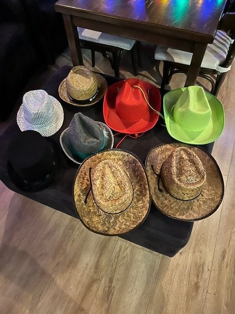 Diverse verkleed hoeden, Ophalen of Verzenden, Zo goed als nieuw, Hoed of Pruik, Carnaval