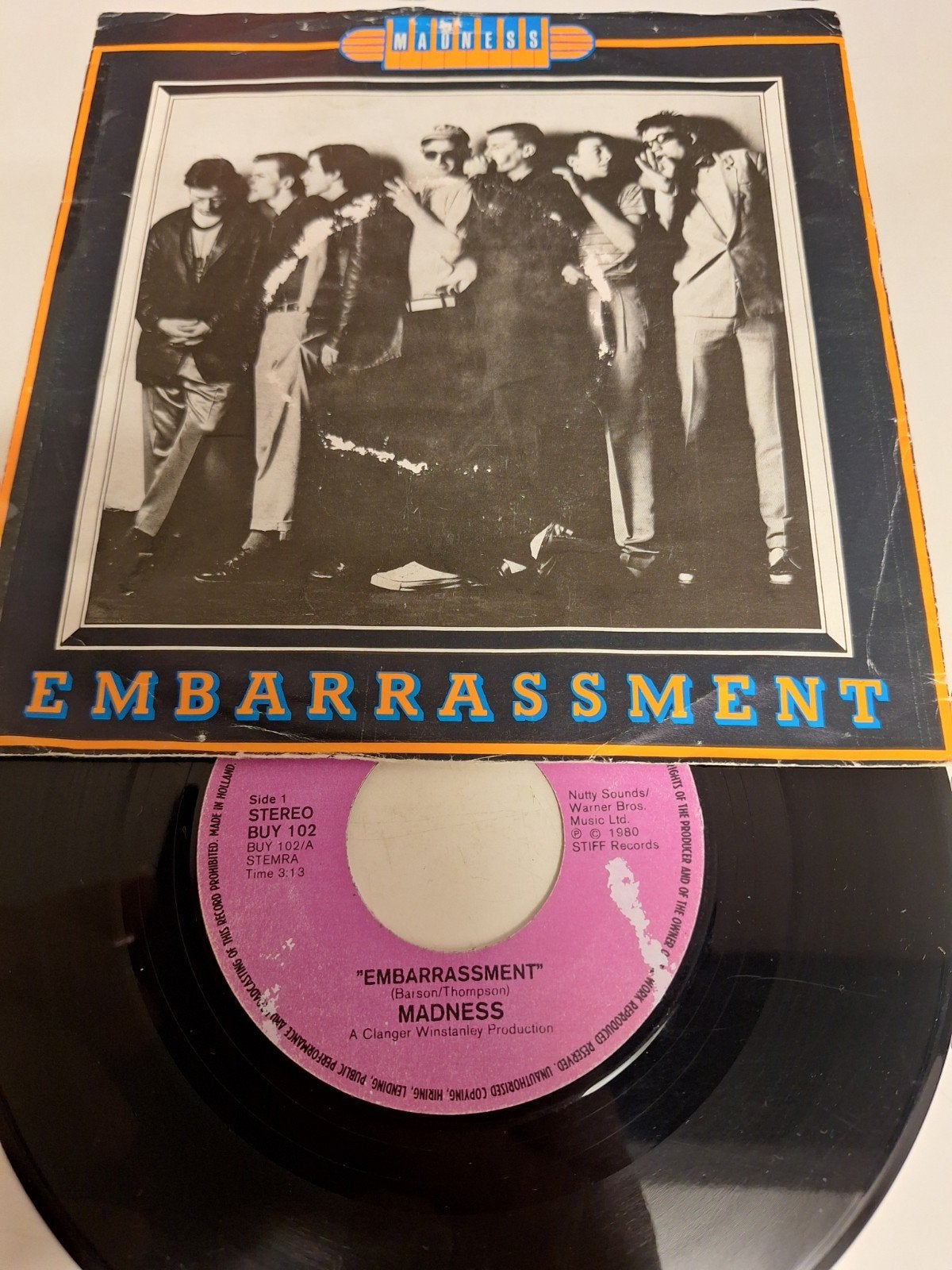 Madness - Embarressment, 1980., Fotohoes, Verzenden, 7 inch, Pop