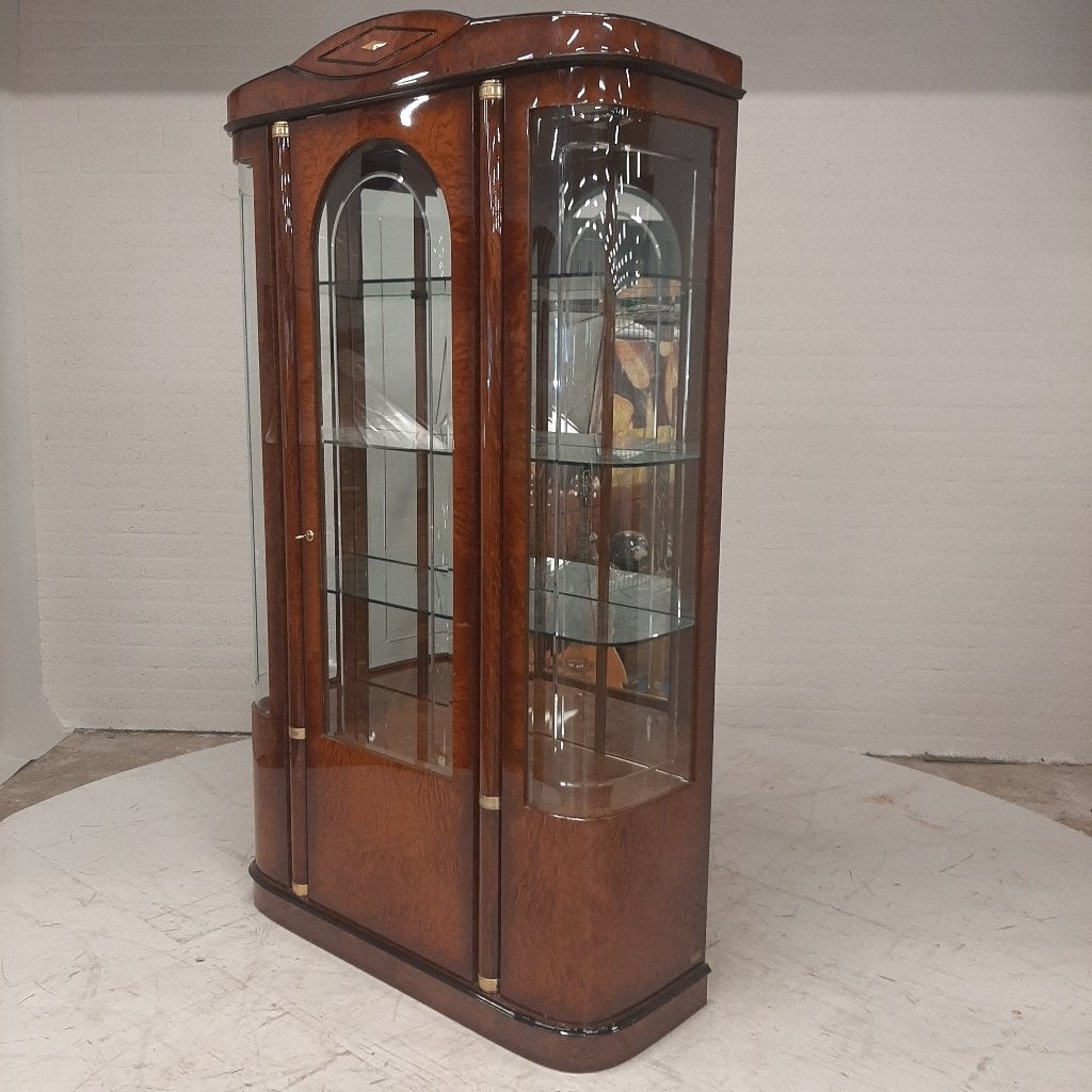Dante vitrinekast Soggiorno collectie, Huis en Inrichting, Ophalen, 100 tot 150 cm, 200 cm of meer, Zo goed als nieuw