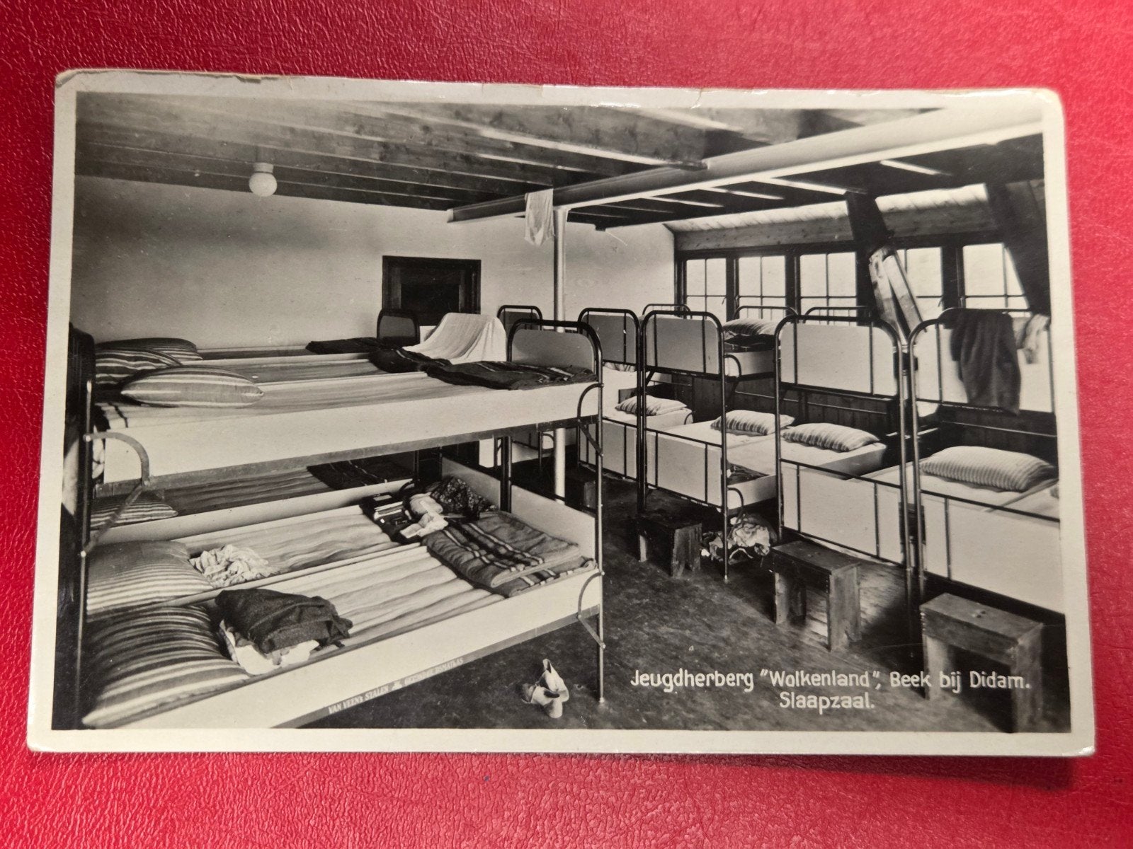 Beek bij Didam Jeugdherberg Wolkenland Slaapzaal, Verzamelen, Ansichtkaarten | Nederland, Ophalen of Verzenden, 1940 tot 1960