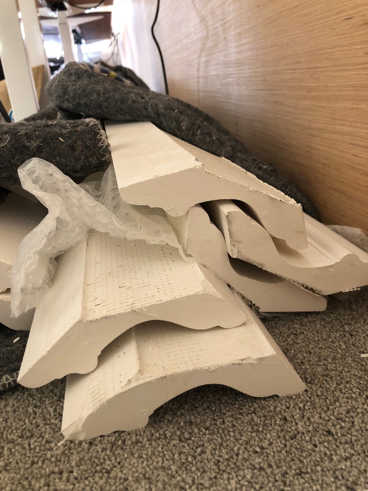Plafond lijsten 8x1,5m, Ophalen, Overige materialen, 150 tot 200 cm, Lijsten