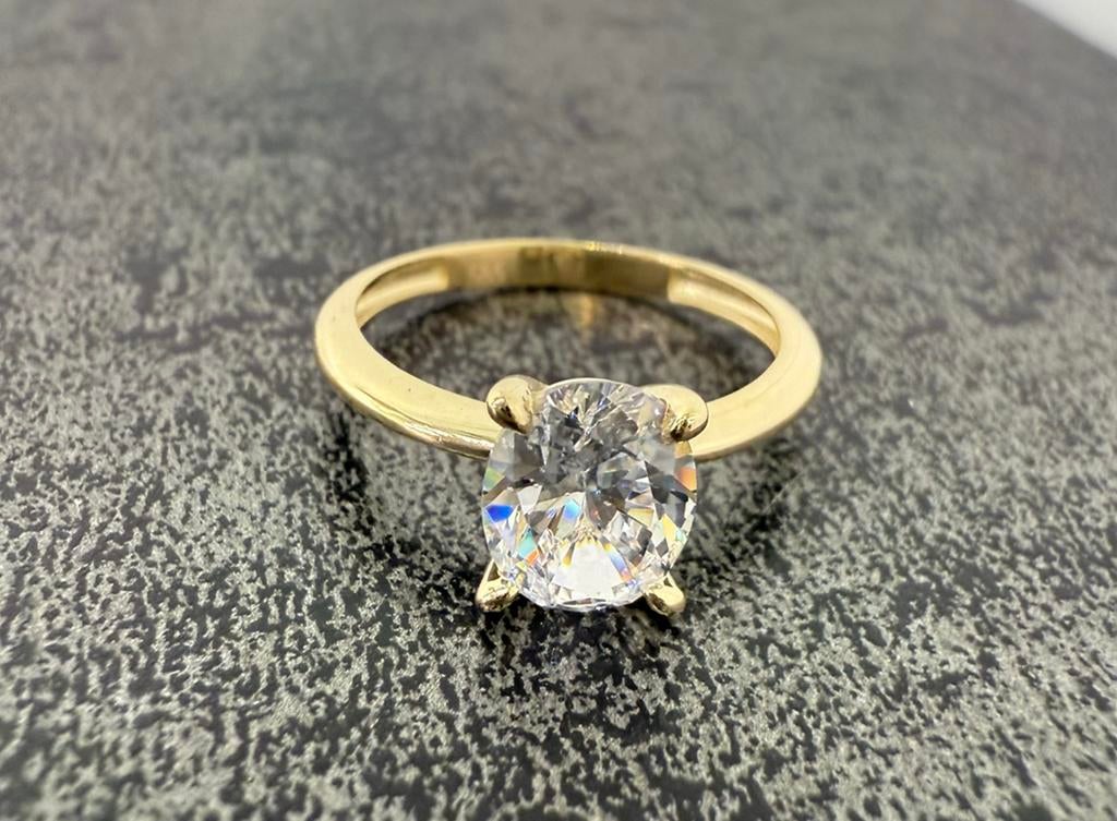 Prachtige 14 karaats gouden trouwring / verlovingsring, Sieraden, Tassen en Uiterlijk, Ringen, Ophalen of Verzenden, Nieuw, Goud