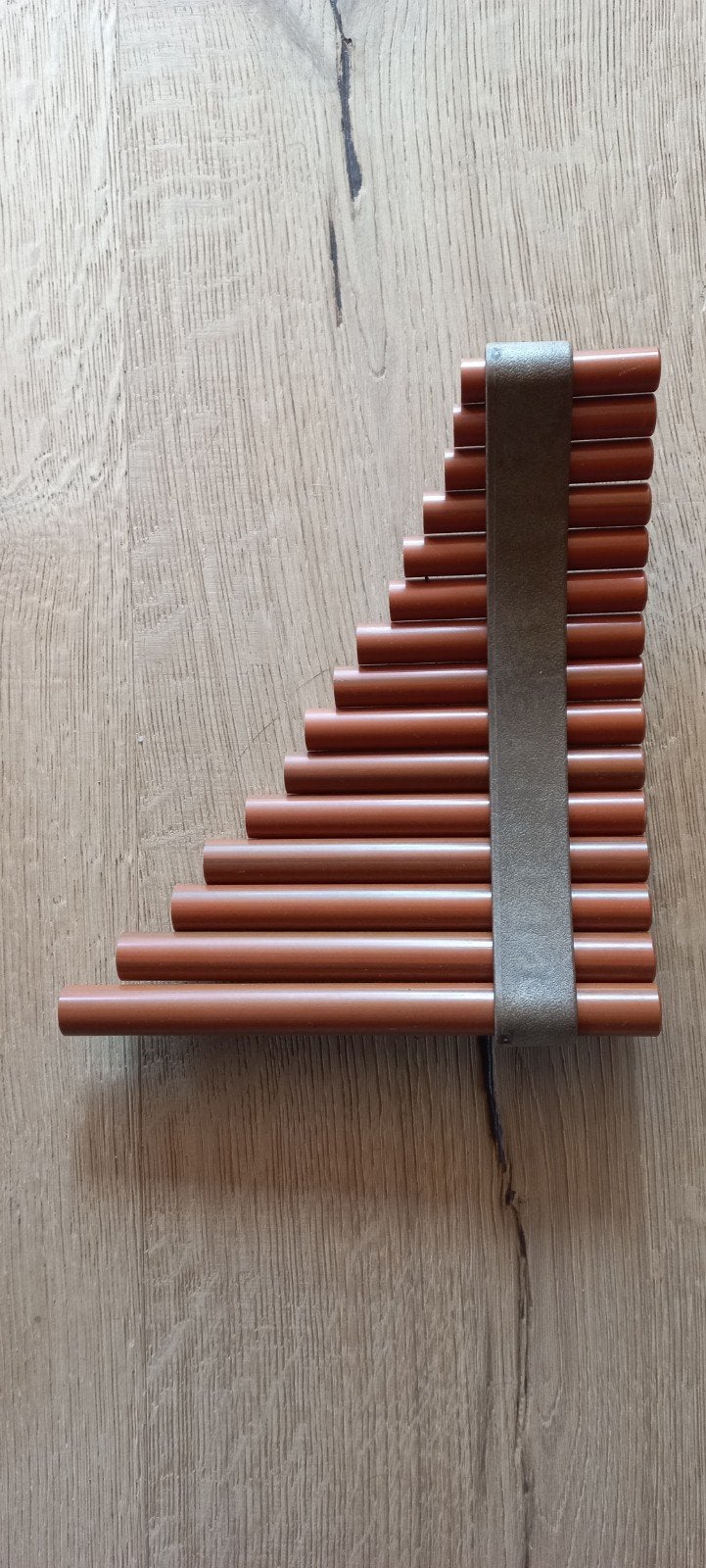 Panfluit met 15 pijpen, Ophalen of Verzenden, Gebruikt, Houtblazer