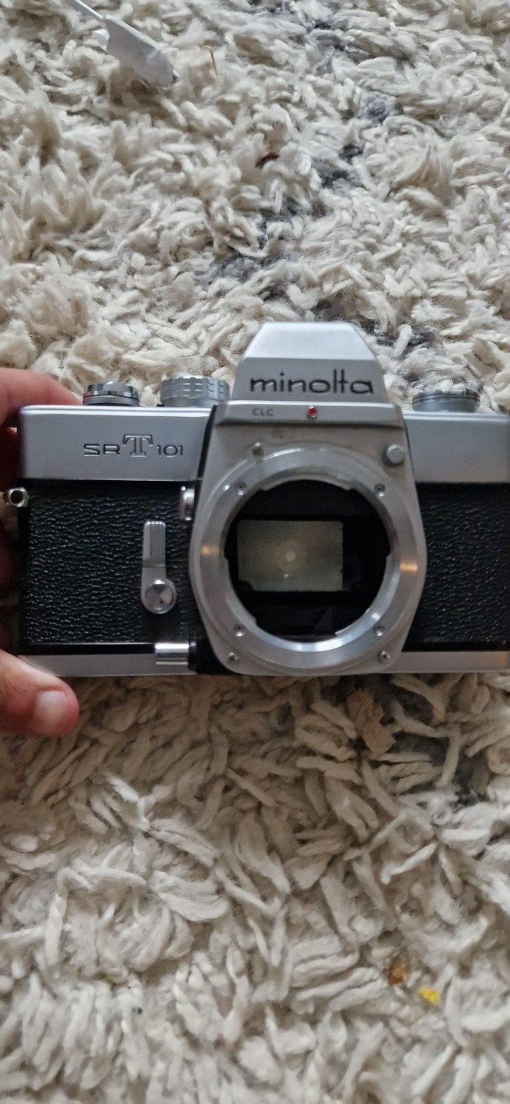 Minolta SRT 101 Spiegelreflexcamera, Audio, Tv en Foto, Ophalen of Verzenden, Gebruikt, Spiegelreflex, Minolta