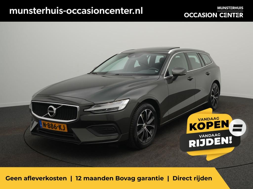 Volvo V60 2.0 B3 Momentum Business - RIJKLAARPRIJS - All Sea, Auto's, Volvo, 12 maanden, Stof, 4 cilinders, 1634 kg