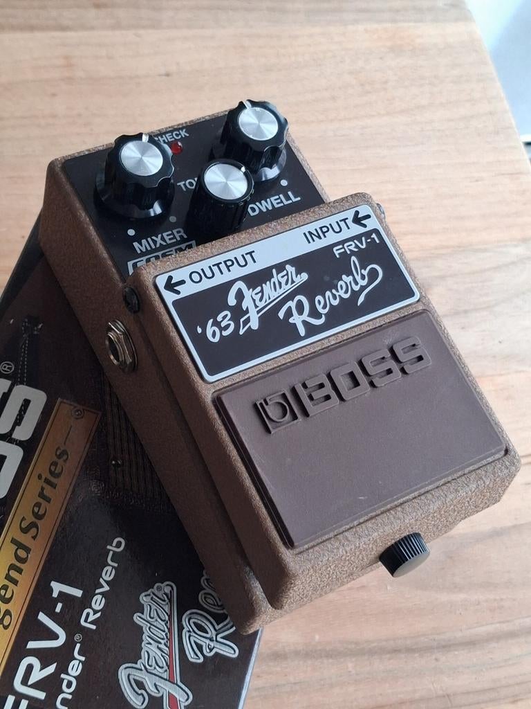 Zeldzaam - Boss FRV-1 '63 Fender Reverb pedaal (2010), Muziek en Instrumenten, Effecten, Ophalen of Verzenden, Nieuw, Reverb