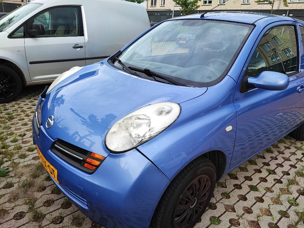 Nissan Micra 1.2 Visia 95350km met schade voor onderdelen, Ophalen of Verzenden, Gebruikt, Nissan