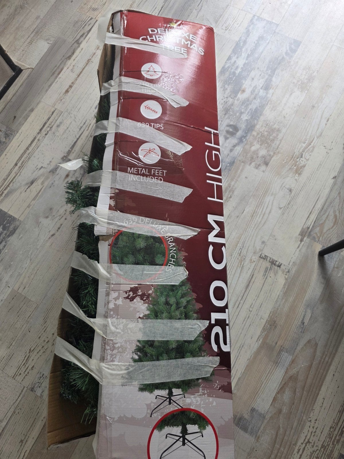 Kerstboom te koop 210 cm hoog, Ophalen