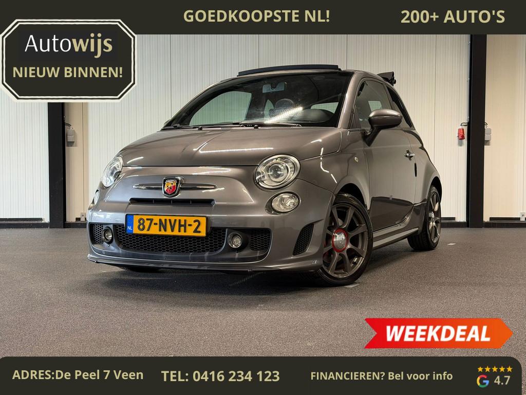 Fiat 500 C 1.4-16V Abarth|CABRIO|AUT|NL AUTO|140PK|INTERSCOP, Euro 5, 15 km/l, 4 cilinders, Cabriolet