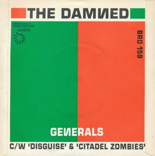 Gezocht: The Damned- Generals 7”, Ophalen of Verzenden, Zo goed als nieuw