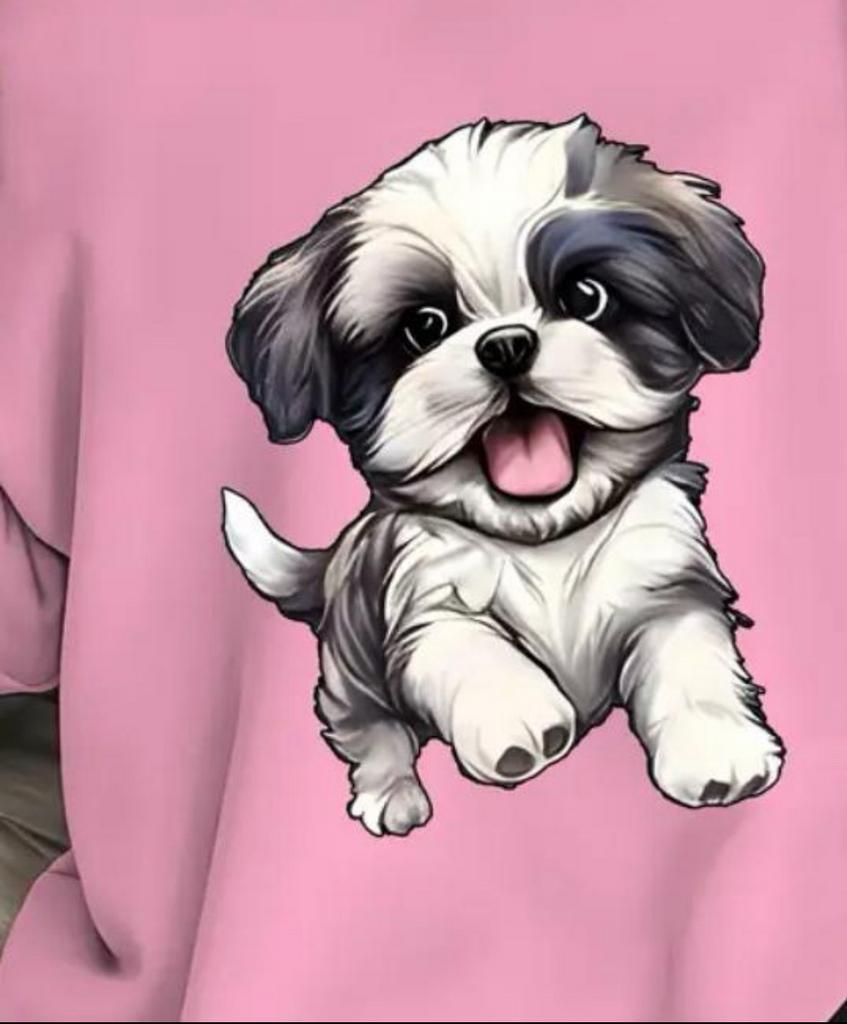 trui met hond, Ophalen of Verzenden, Nieuw, Roze