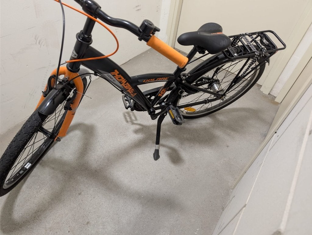 Volare Thombike 24 inch Jonges Kinderfiets (oranje), Ophalen, Terugtraprem, 24 inch, Versnellingen