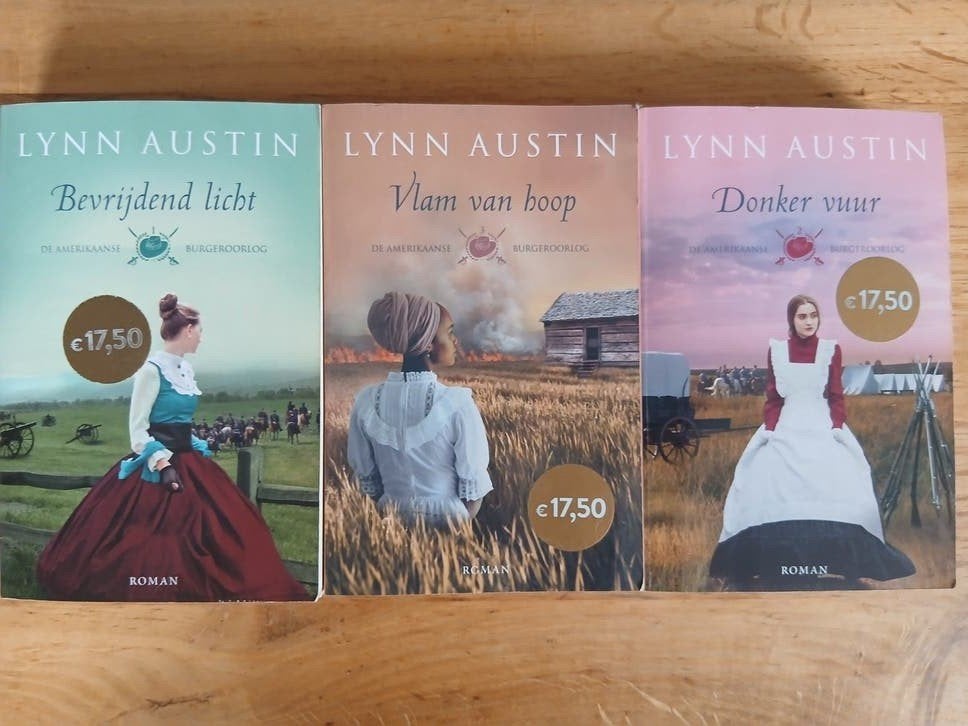 3delige serie/ trilogie over de Amerikaanse burgeroorlog, Ophalen of Verzenden, Zo goed als nieuw, Lynn Austin
