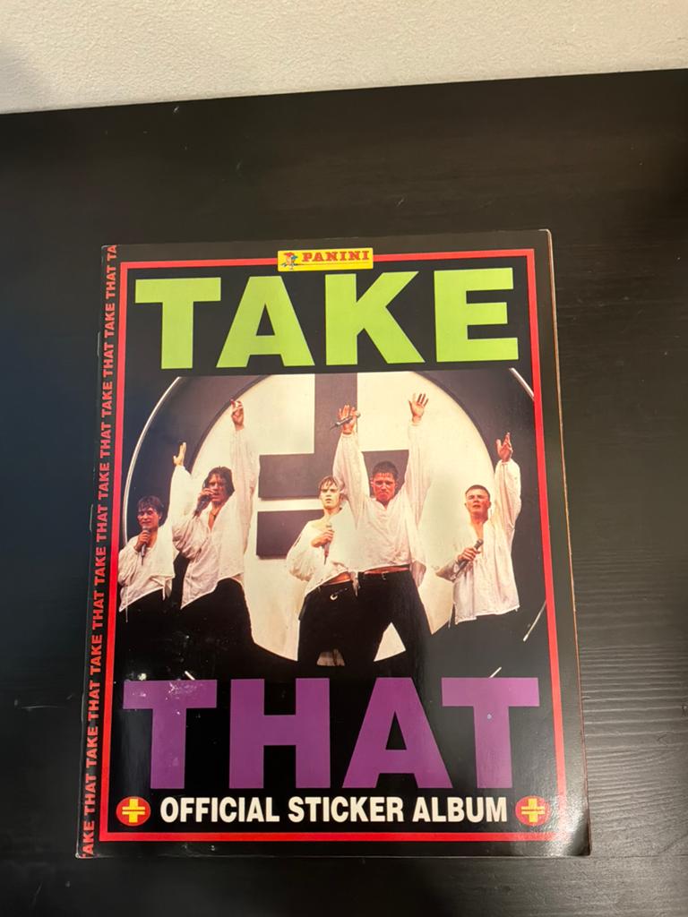 Take That Panini Official Stickeralbum, Verzamelen, Muziek, Artiesten en Beroemdheden, Ophalen of Verzenden, Zo goed als nieuw