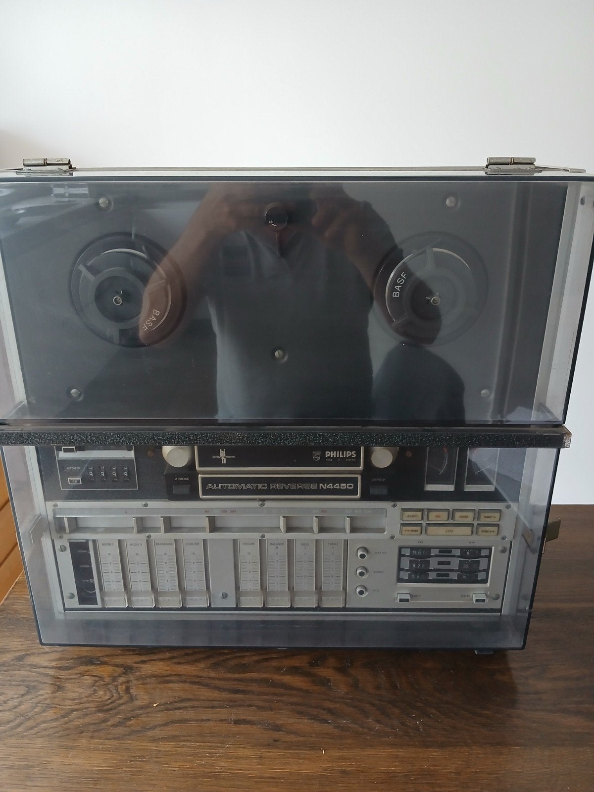 Philips N4450 Bandrecorder met originele stofkap, Audio, Tv en Foto, Bandrecorders, Bandrecorder, Met stofkap, Ophalen