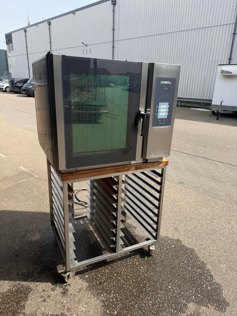 Professsionele Leventi combi steam oven 5 racks, Ophalen, Gebruikt, Ovens, Magnetrons en Steamers