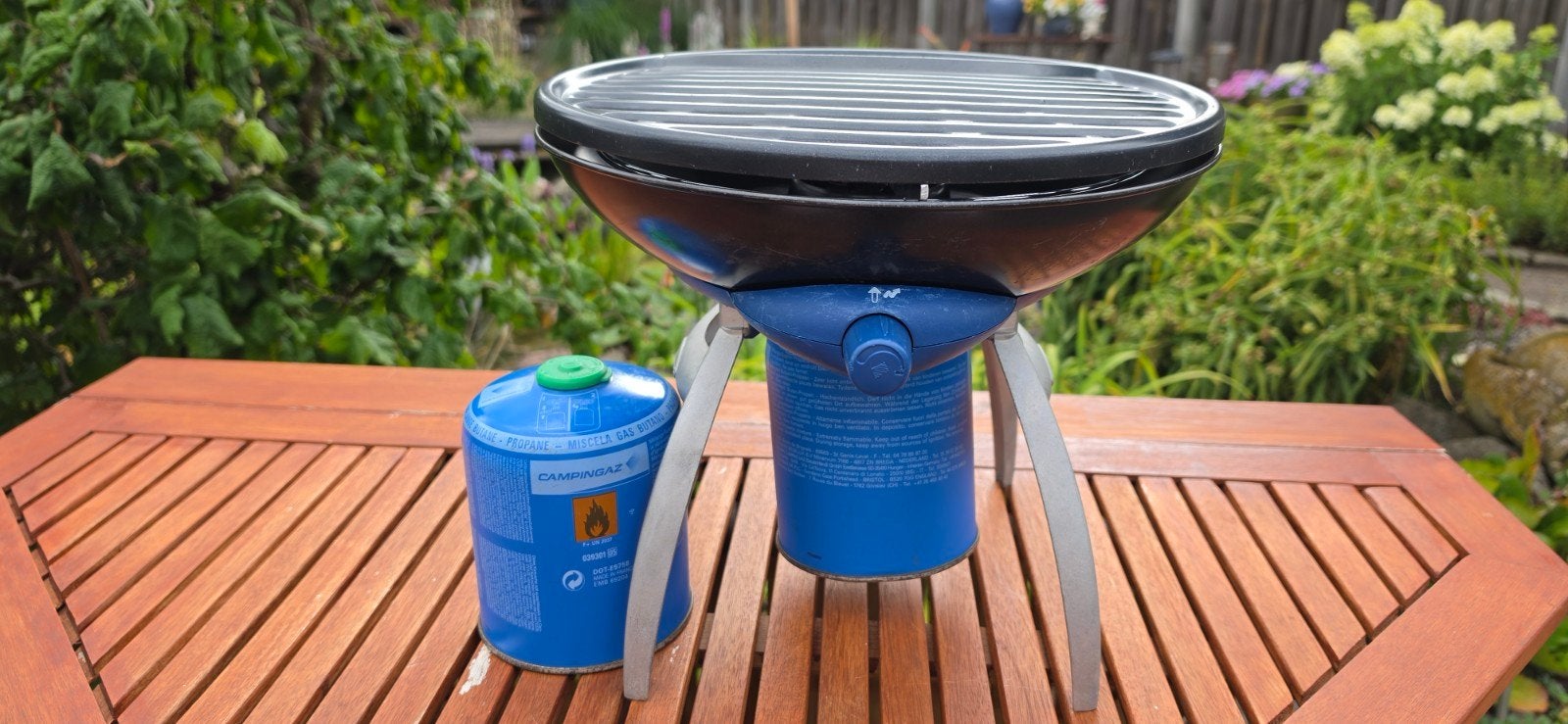 Campingaz Party grill/gas bbq, Caravans en Kamperen, Kampeeraccessoires, Ophalen, Gebruikt