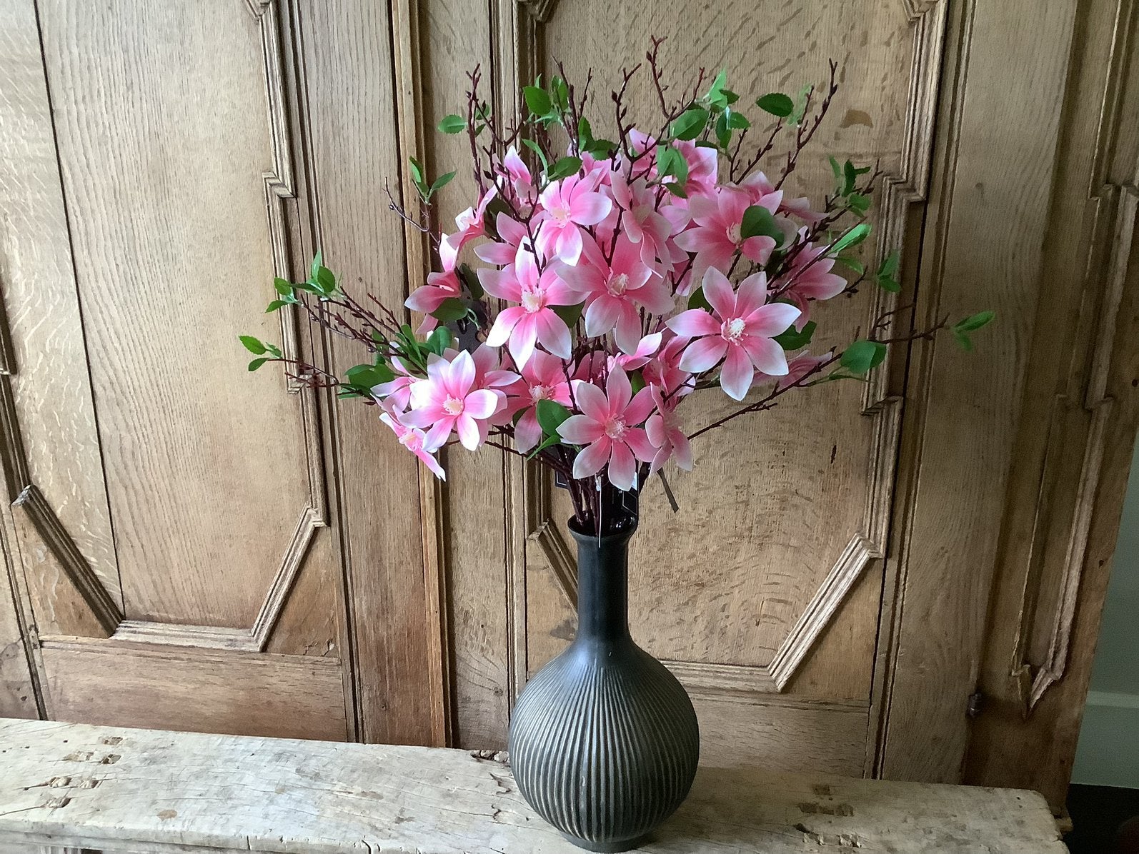 NIEUW mooie Magnolia kunstbloemen roze, ook partij TOPPRIJS, Ophalen of Verzenden, Nieuw