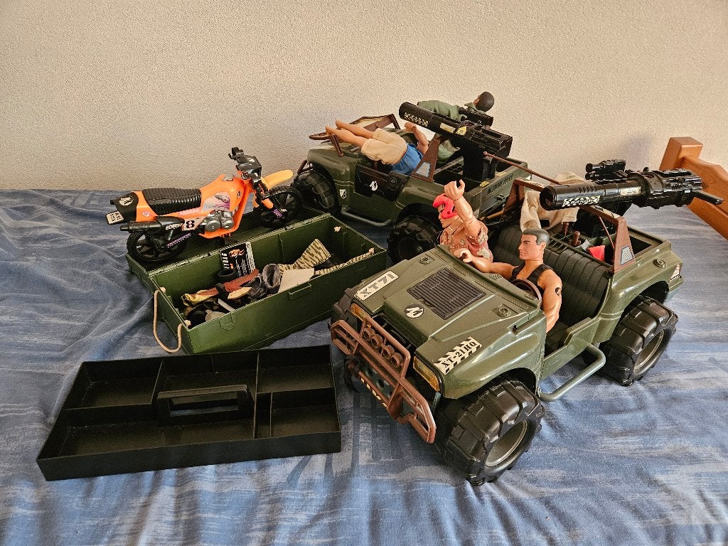 Vintage Action man set, Ophalen, Gebruikt
