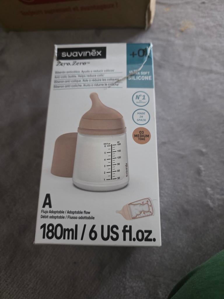 Suavinex Zero.Zero babyfles 180ml, Ophalen of Verzenden