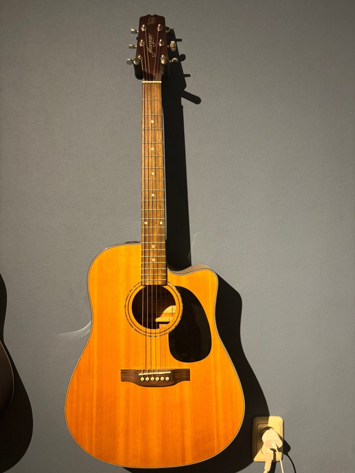Gitaar met tuner