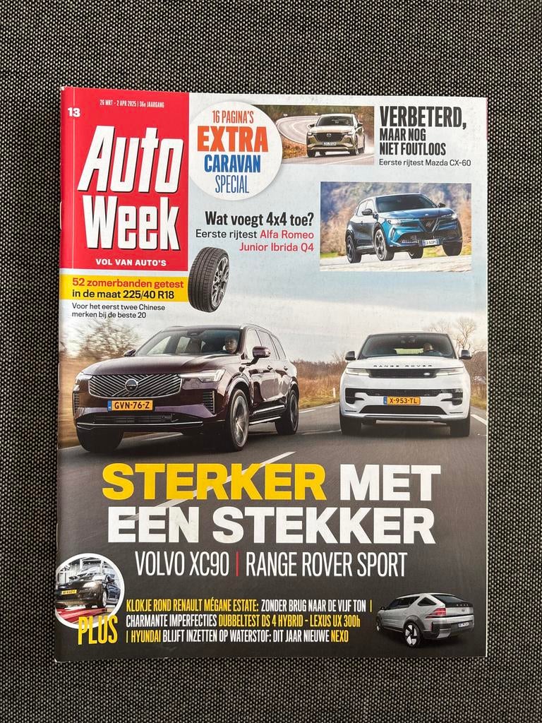 AutoWeek Magazine - 26 mrt - 2 apr 2025, Ophalen of Verzenden, Nieuw, Alfa Romeo