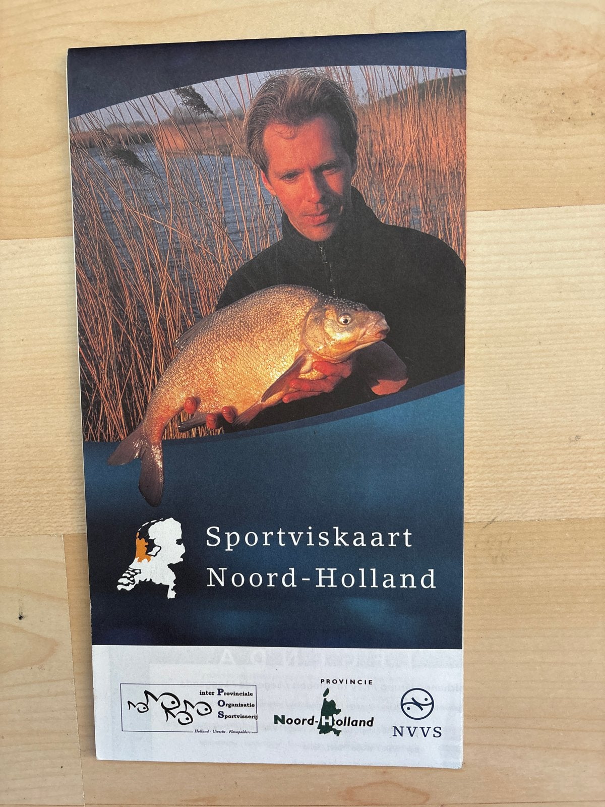 Sportviskaart Noord-Holland, Watersport en Boten, Ophalen of Verzenden, Gebruikt, Boek of Tijdschrift