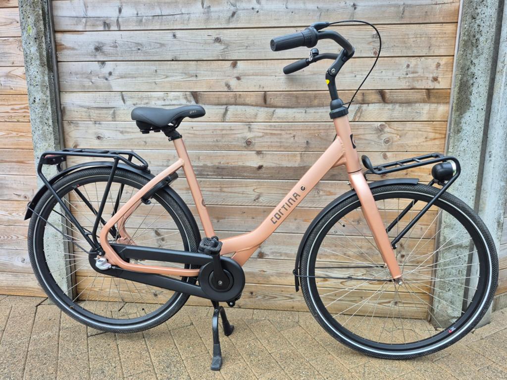 Cortina common 28inch transportfiets meisjesfiets damesfiets, Terugtraprem, 56 cm of meer, Zo goed als nieuw, Versnellingen