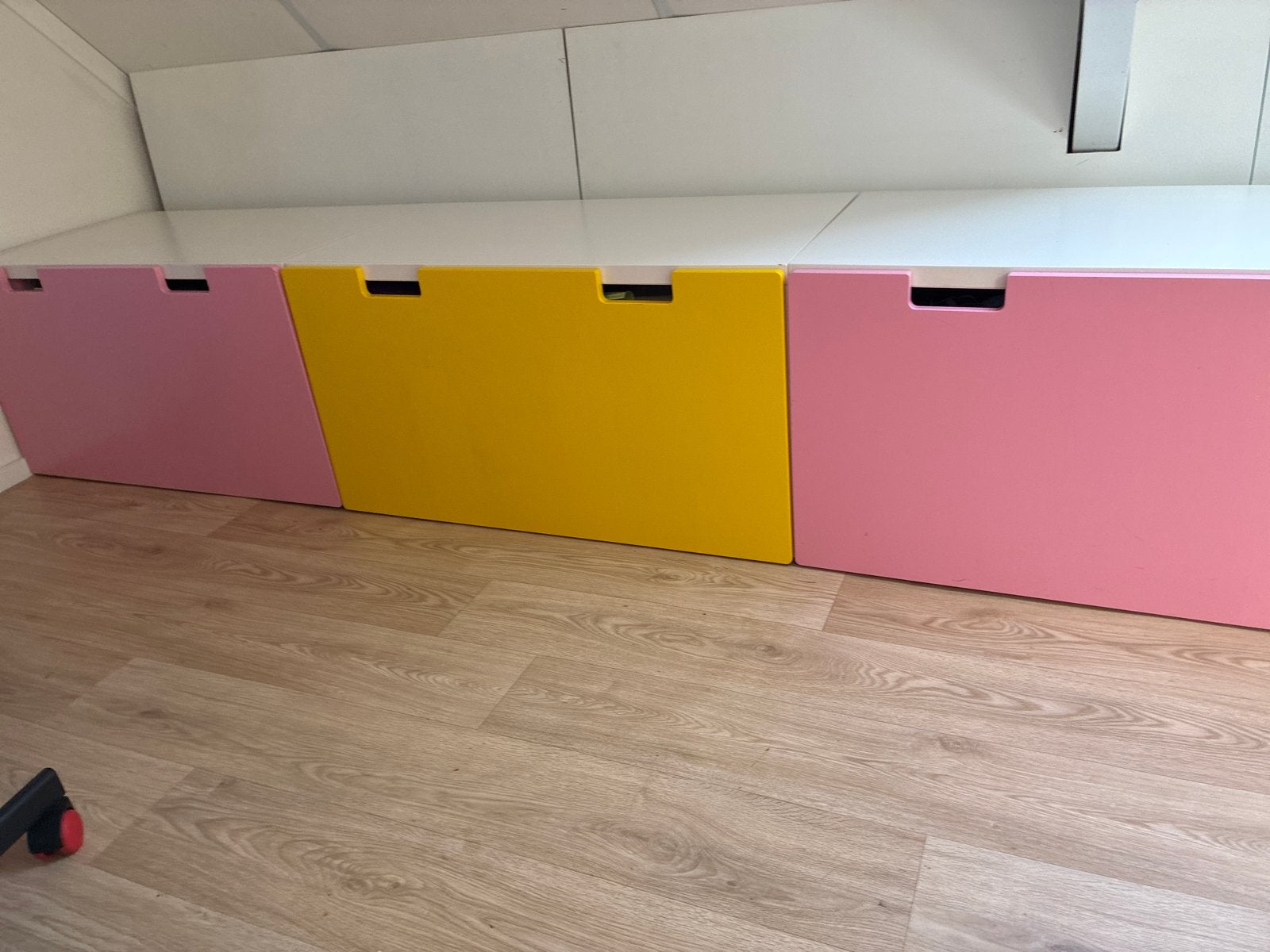 3x IKEA Stuva / Småstad opbergkisten - Roze & Geel, Kinderen en Baby's, Kinderkamer | Overige Meubels, Gebruikt, Overige typen