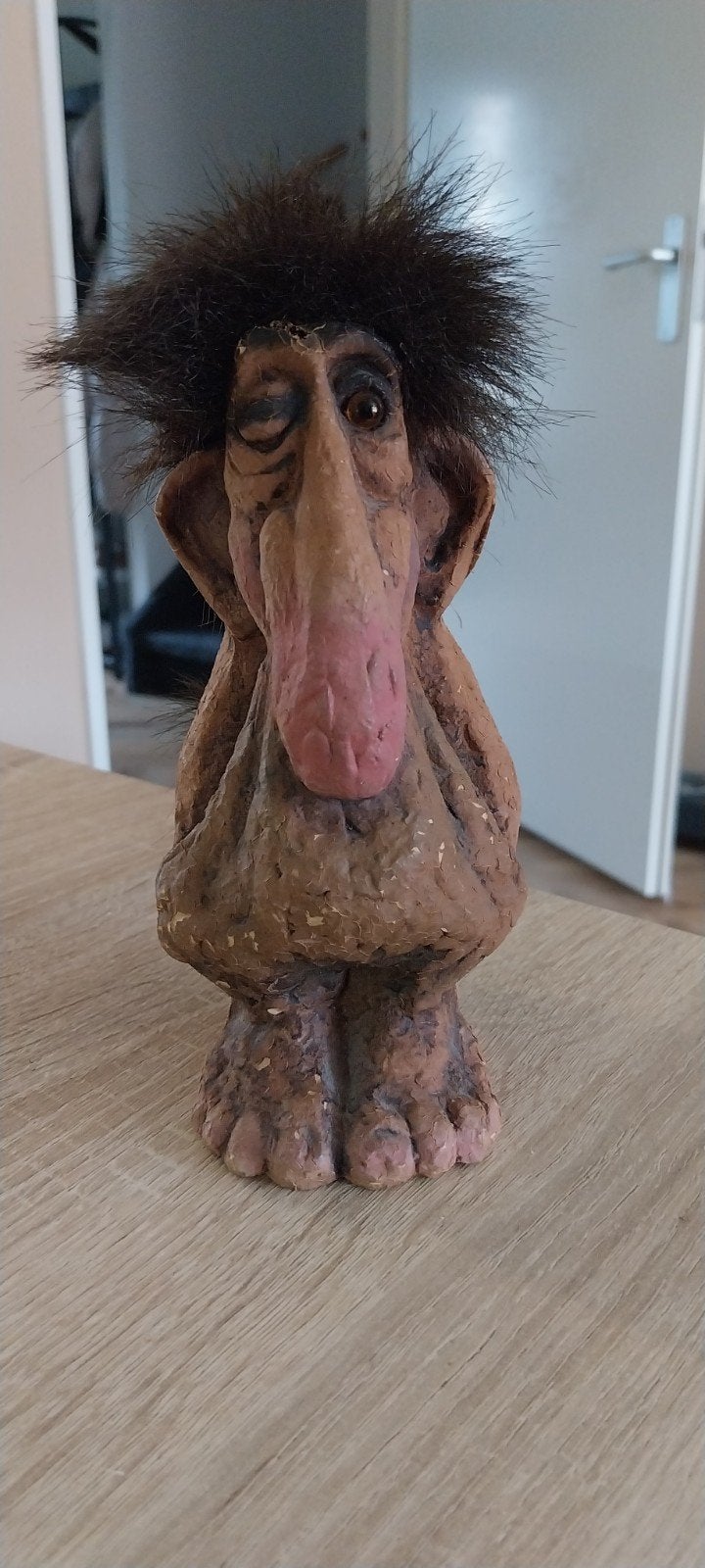 Noorse troll - Decoratief beeldje, Ophalen of Verzenden, Gebruikt