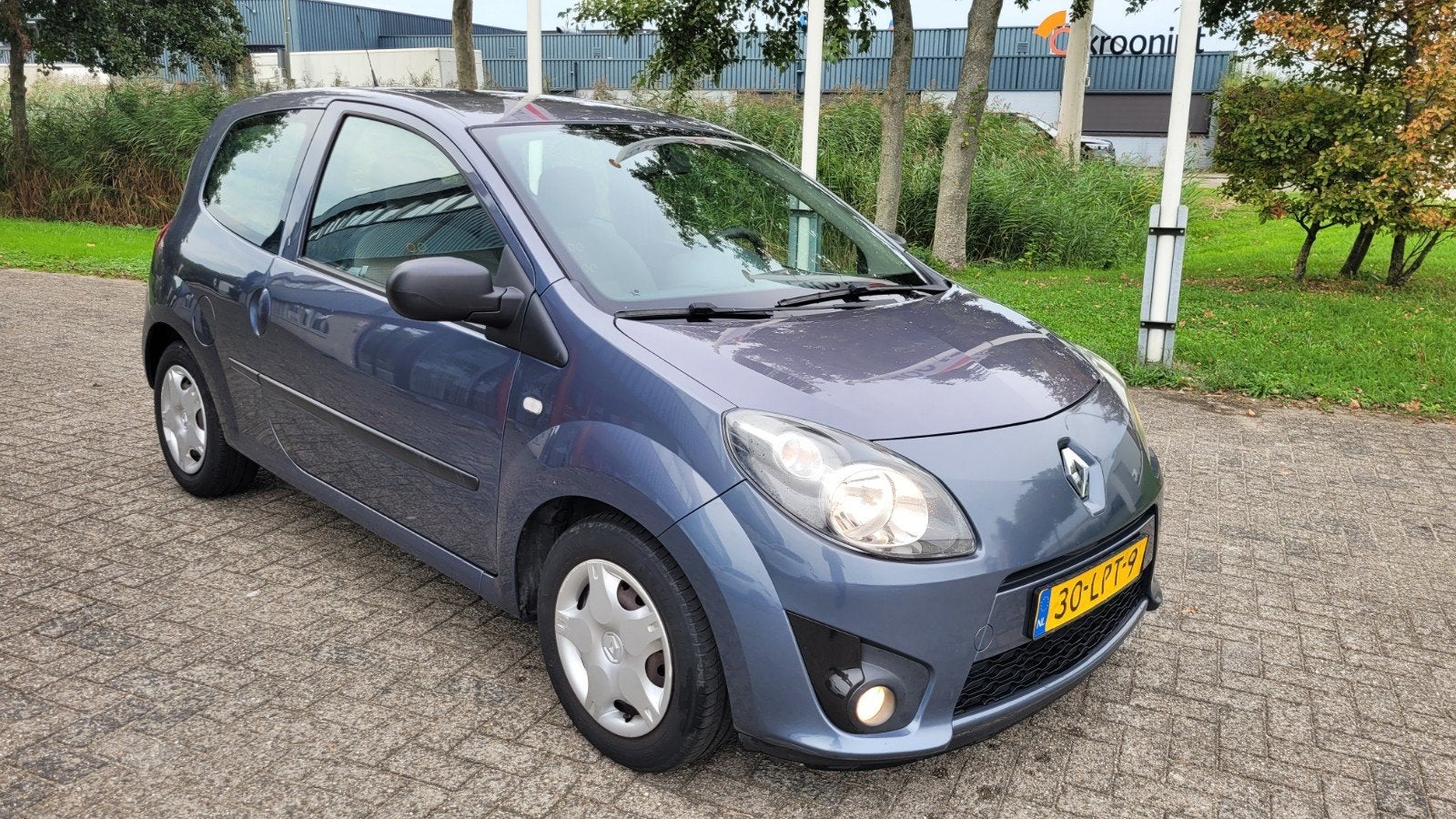 Renault Twingo 1.2 16V 2010 Blauw/ airco/nw apk/nap, Beige, 4 cilinders, Origineel Nederlands, Bedrijf
