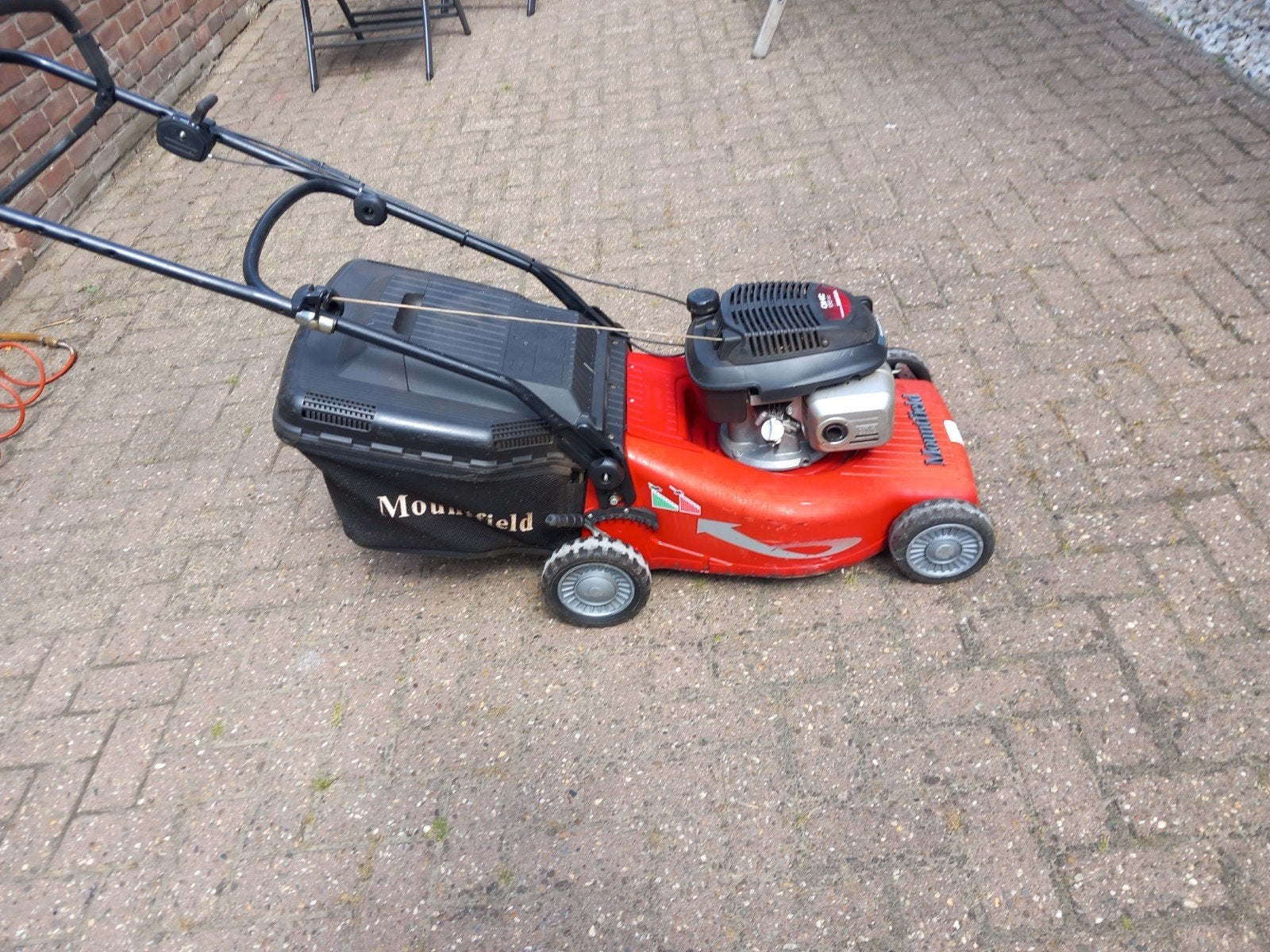 Honda mountfield 50 cm maaien 5 pk, Ophalen, Cirkelmaaier, Honda, Gebruikt
