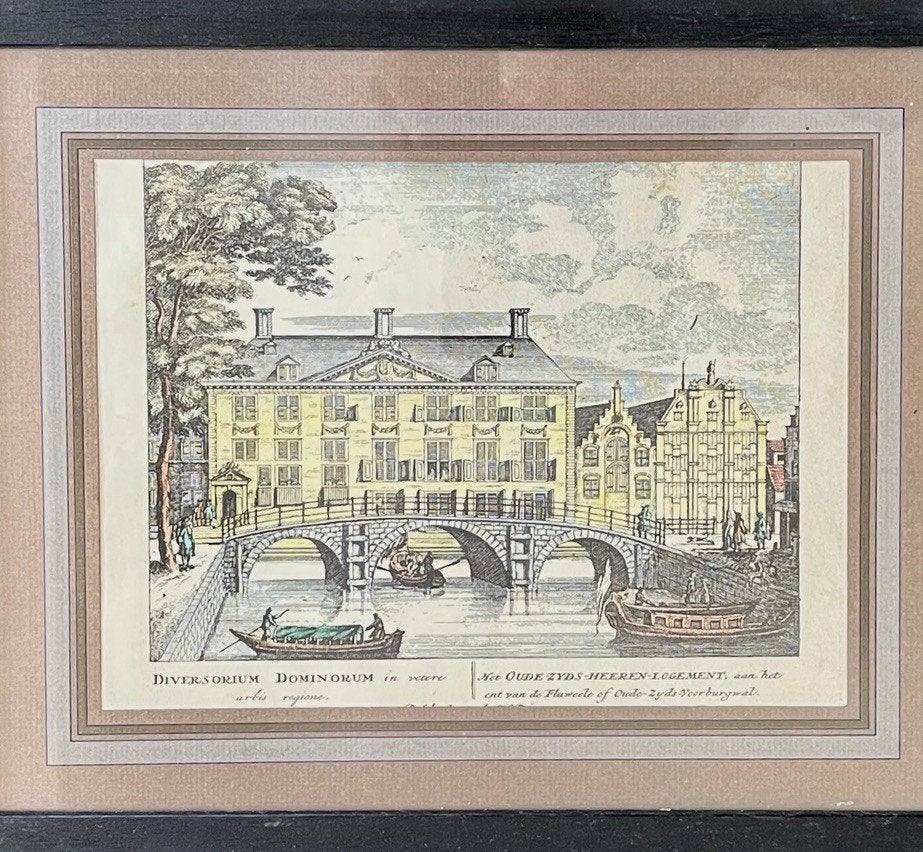 Gravure Oude Zijds Heeren Logement, Ophalen of Verzenden