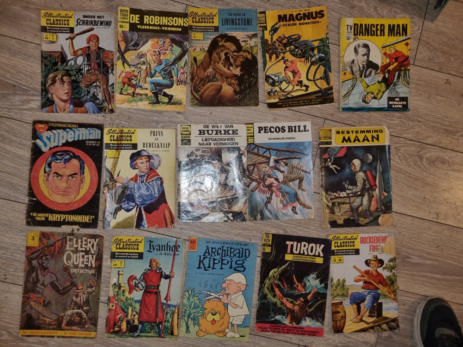 comics collectie - Klassiekers en avontuur, Meerdere comics, Ophalen of Verzenden, Gelezen, Europa