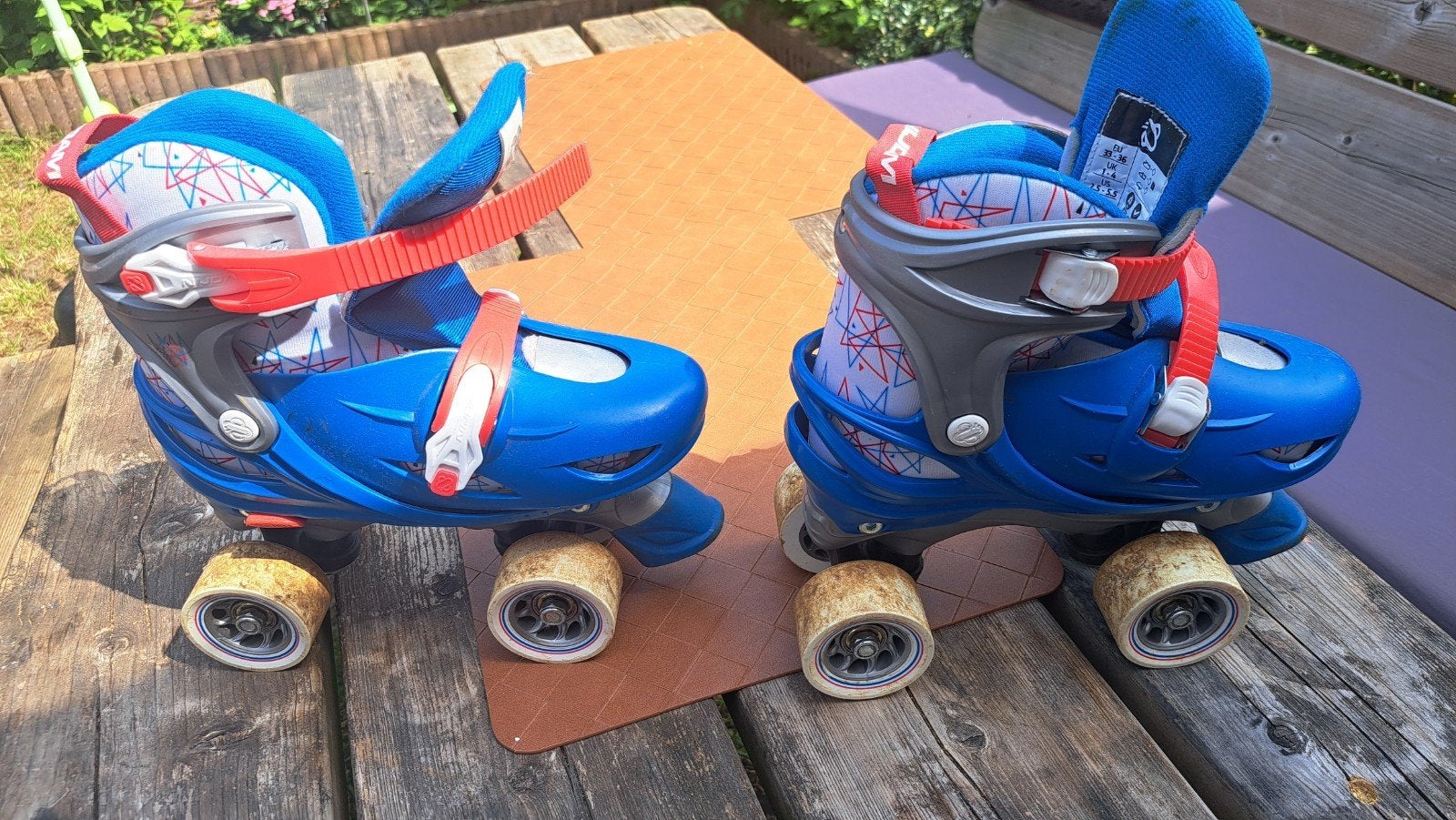 Nijdam verstelbare rolschaatsen maat 32-36, Kinderen en Baby's, Speelgoed | Buiten | Rolschaatsen, Ophalen of Verzenden, Verstelbaar