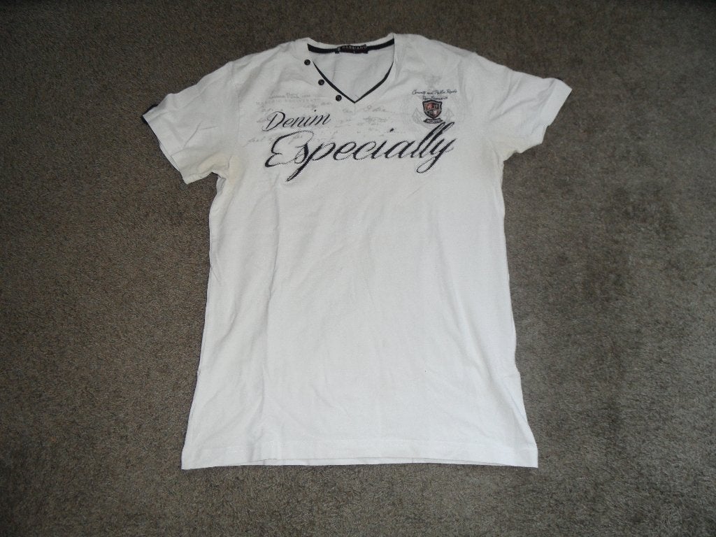 Sportief shirt van Gabbiano, maat L (wit met opdruk), Maat 52/54 (L), Gabbiano, Wit, Ophalen of Verzenden