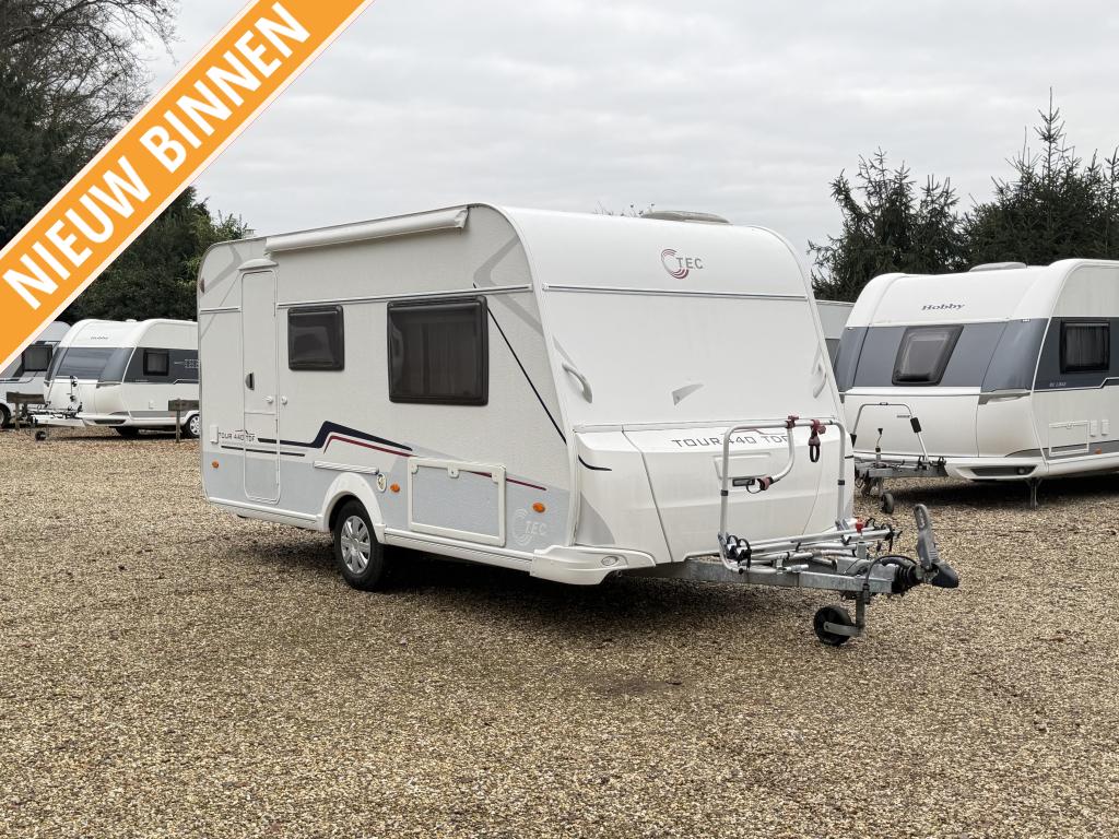 TEC Tour 440 TDF Mover fietsendr topstaat, Caravans en Kamperen, Caravans, T.E.C., Schokbreker, Bedrijf, Treinzit