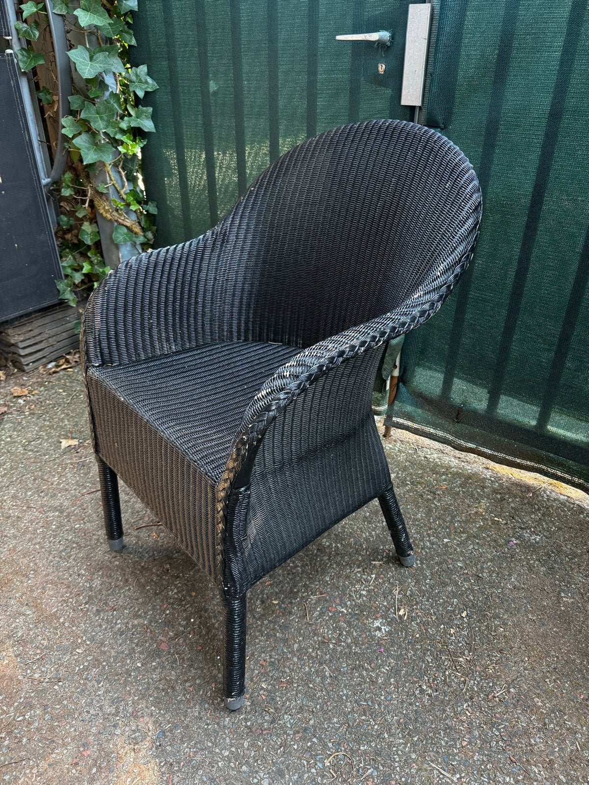 Vincent Sheppard Lloyd Loom Stoel Zwart, Ophalen, Gebruikt, Zwart, Riet of Rotan
