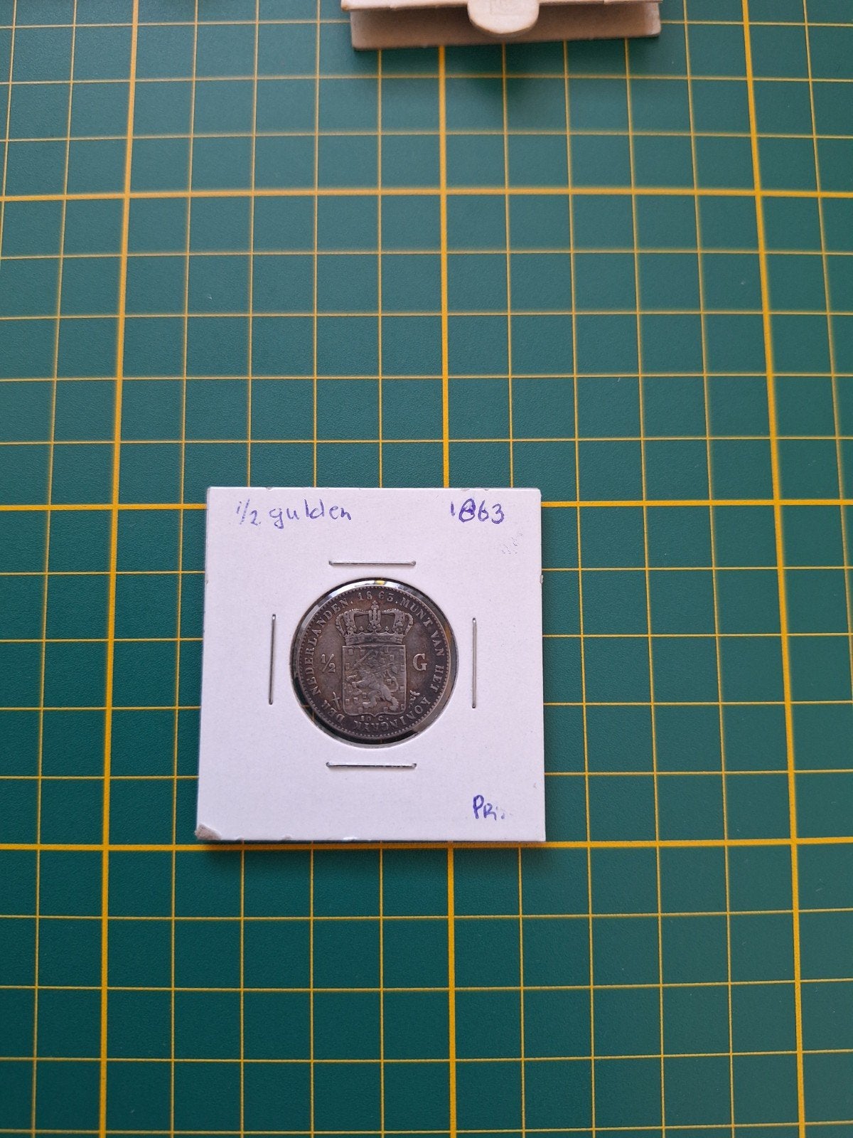 Zilveren halve gulden 1863 Koning Willem III, ½ gulden, Koning Willem III, Zilver, Ophalen of Verzenden