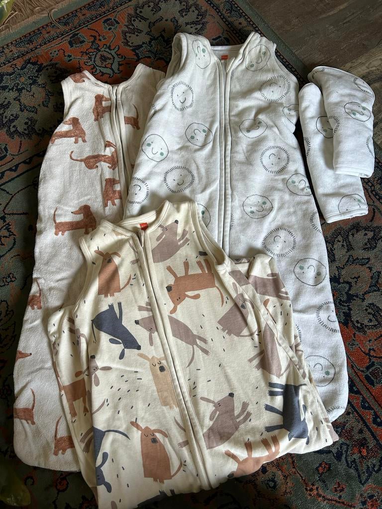 5 HEMA slaapzakken maat 68-80, Ophalen, Gebruikt, 70 tot 85 cm, Slaapzak