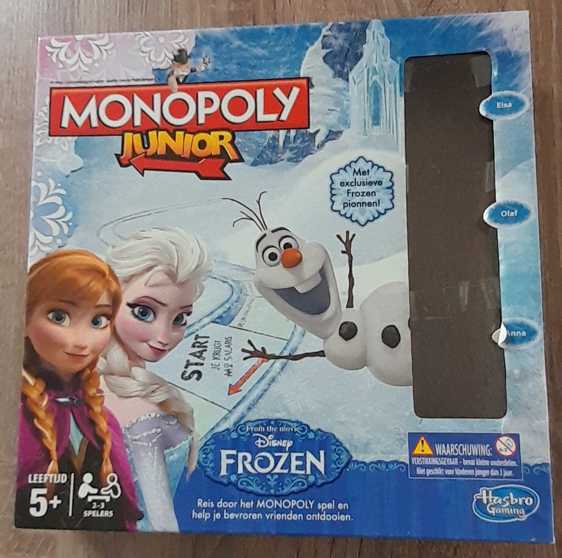 Monopoly Junior Frozen nieuwstaat en compleet., Hobby en Vrije tijd, Ophalen of Verzenden, Zo goed als nieuw