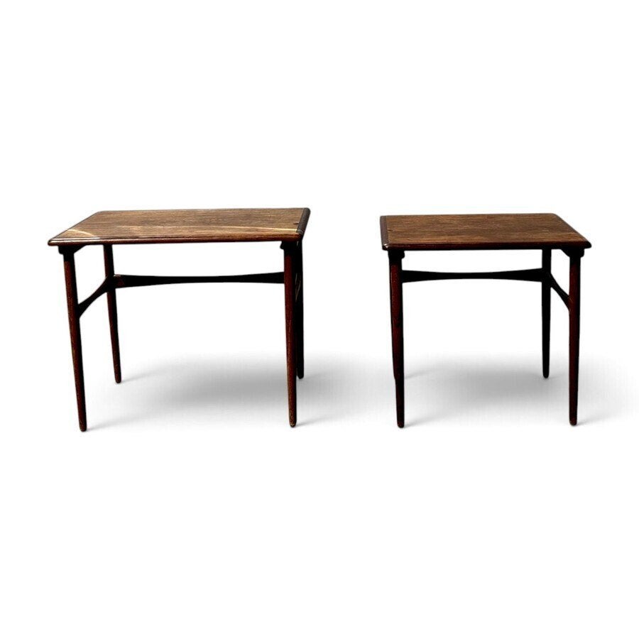 Twee Scandinavische jaren '60 bijzettafels